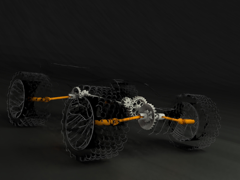 Materiálová zkouška 3D tisku - mechanika RC modelu
