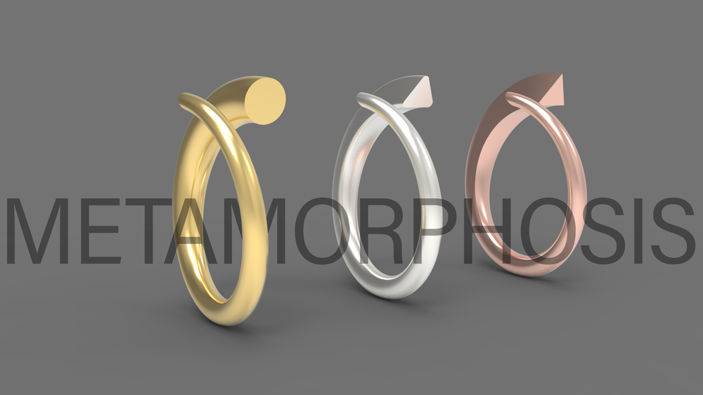 Šperk inspirovaný matematikou / Metamorphosis