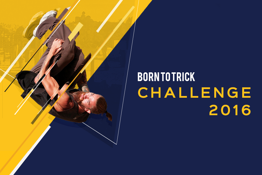 Vizuálny štýl akcie Born to Trick Challenge 2016