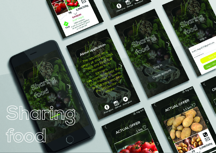 FOOD PRINT - Mobilná aplikácia Sharing food