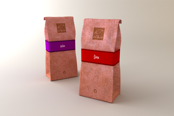 Papírový sáček na bio produkty