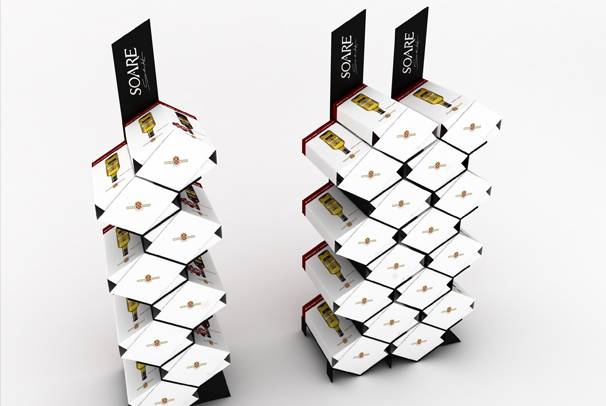 Stojan na multipacky s vínem