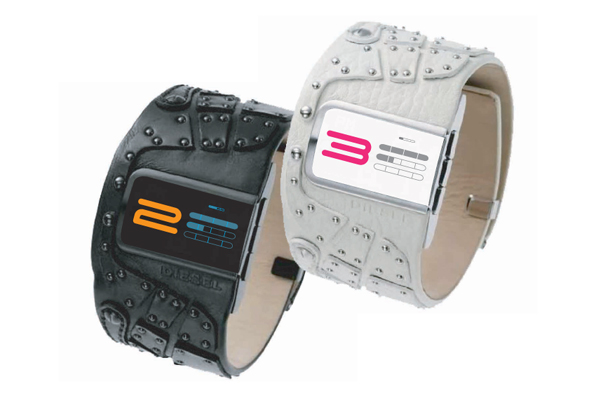 Digitální display hodinek