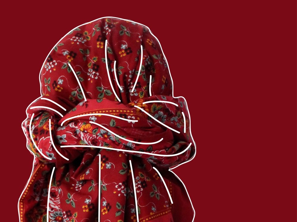 Infografika | vázání tureckého šátku na záušnice