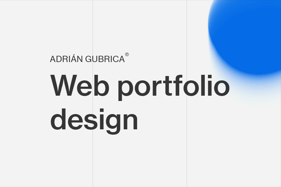 Návrh webového portfólia