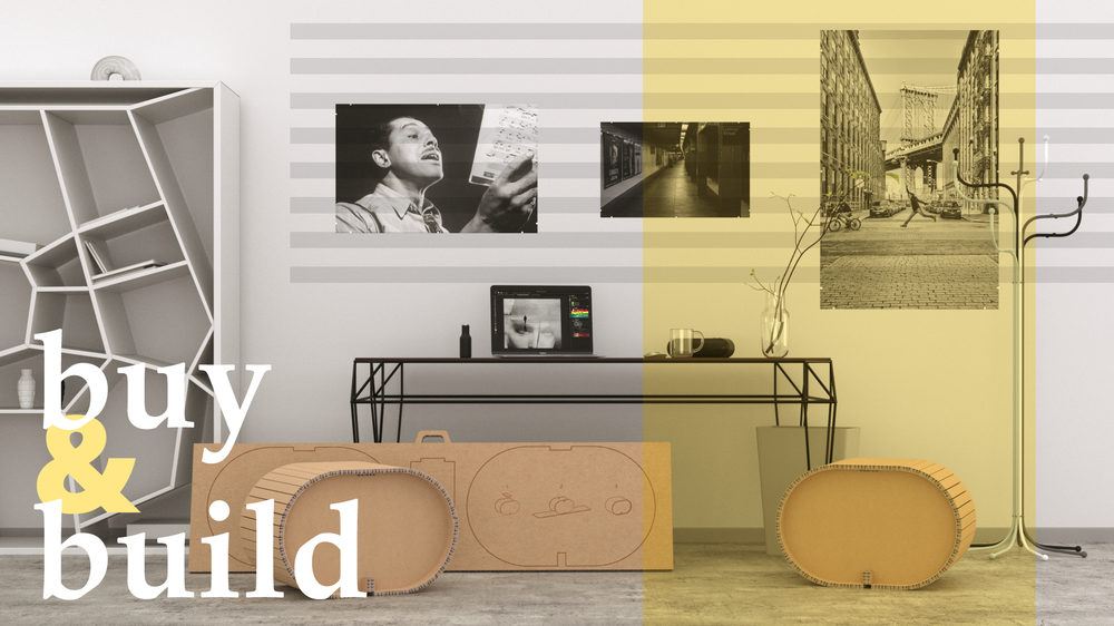 buy & build - paper furniture