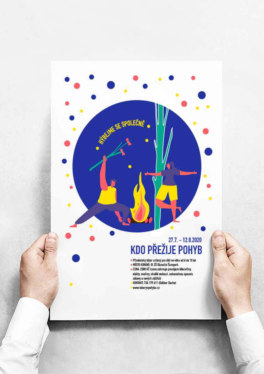 Plakáty na tábory v pohybu