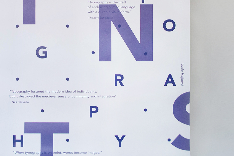 Typography poster