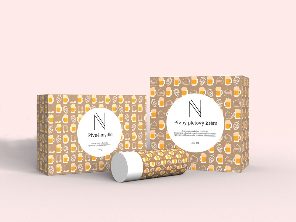 Obal na pivnú kozmetiku 