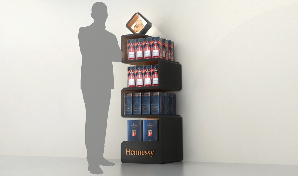 HENNESSY - výstavný display