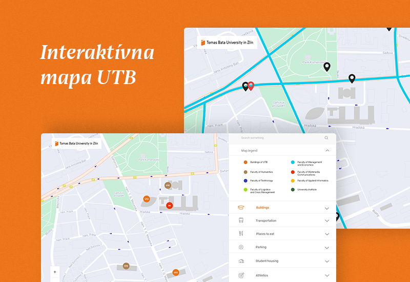 Interaktívna mapa UTB