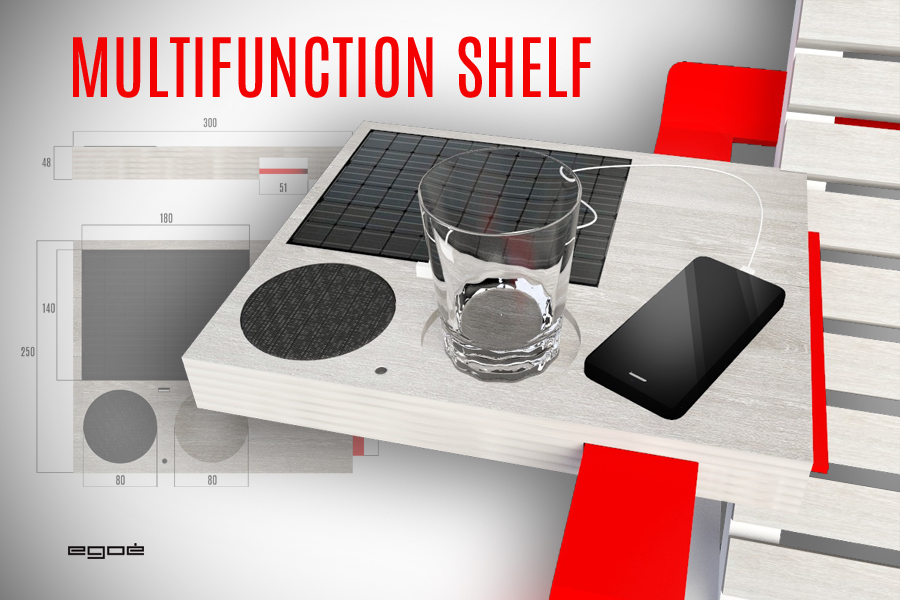 Multifunkční polička