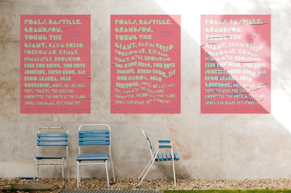 Poster / Návrh s využitím 4 fontů