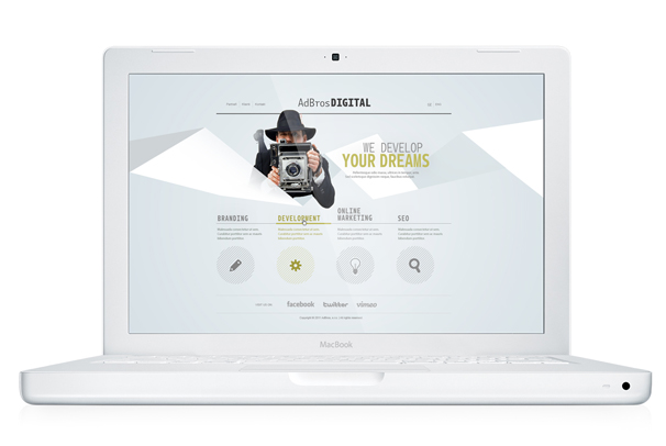 Webová prezentace studia ADBROS