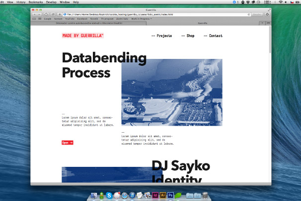 Osobní online portfolio