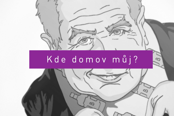 Plakát do soutěže na téma "Kde domov můj"