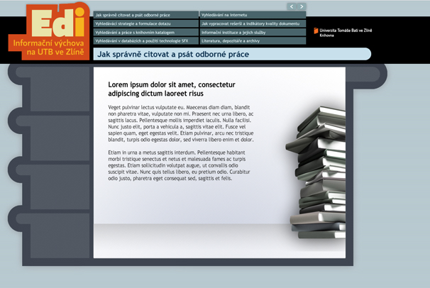 Edi - Informační výchova na UTB ve Zlíně