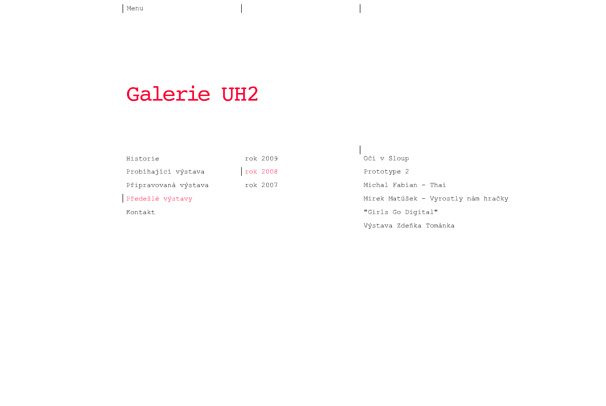 web galerie UH2