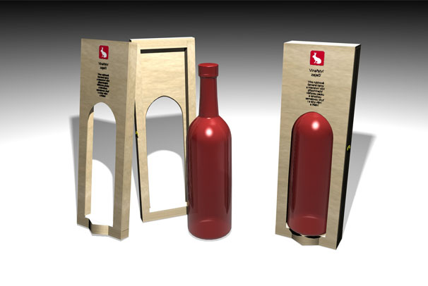 Dárkovy obal na víno