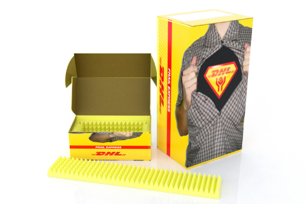 Obal na křehké zboží pro DHL
