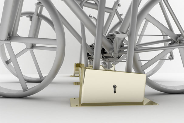 Klauzúrna práca, stojan na bicykel