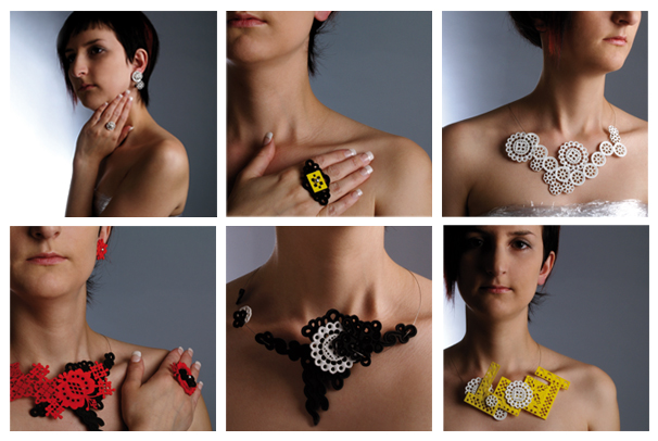 Bakalářská práce - Sada šperků a obalů