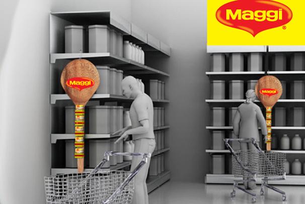 Parazitný stojan pre spoločnosť Maggi, Popai 2012