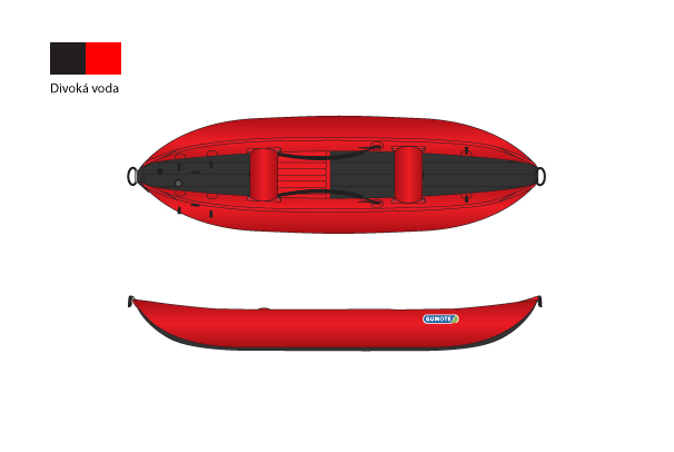 Farebnosť lodí Gumotex