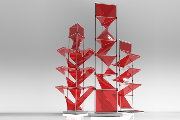 Jansen display - sada POS stojanov