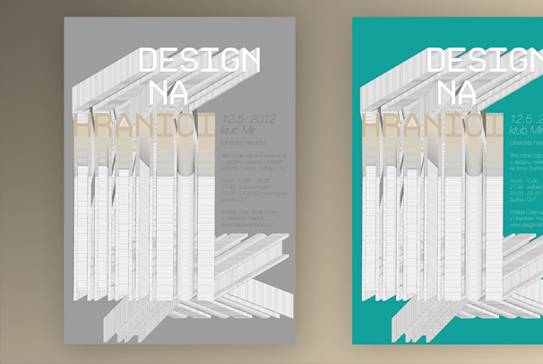 Vizuální styl konference Design na hranici a jeho aplikace