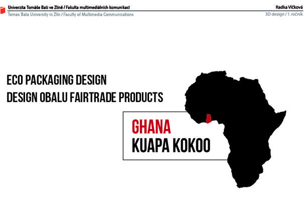 Design obalu FAIRTRADE PRODUCTS