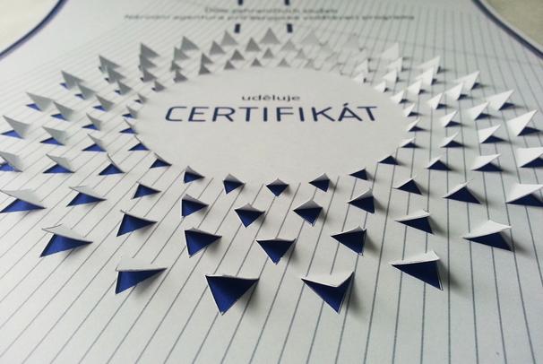 Certifikát DZS