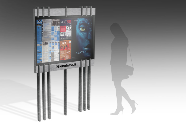 Mobiliář pro kino Hvězda