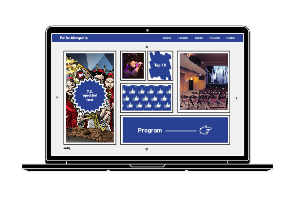 website Palác Akropolis