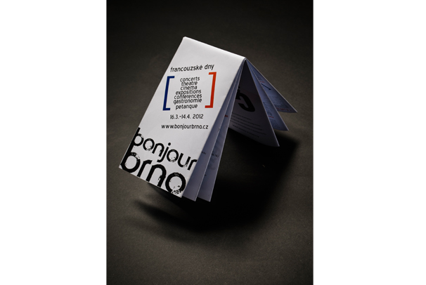 Bonjour Brno - plakát a brožura akcí