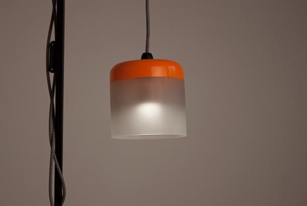 Recyklácia / sklo / lampa