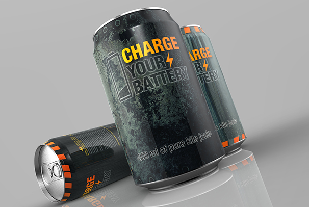 Obal energy drinku