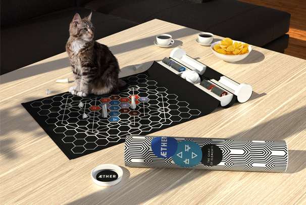 autorská stolní hra Aether