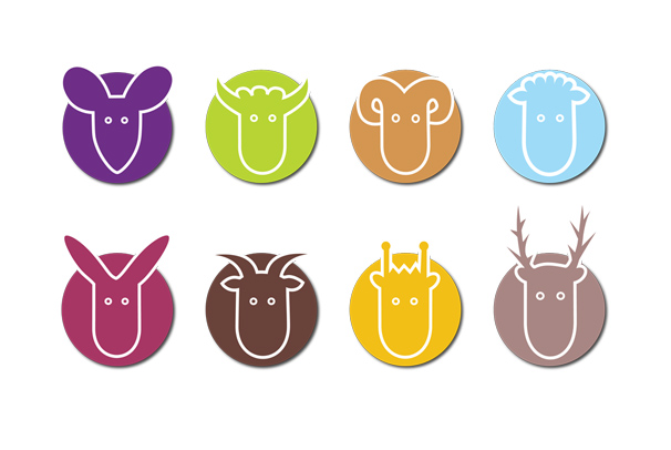 Piktogramy zvířátek