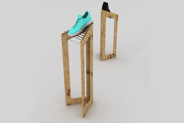 výstavní skládací stojan