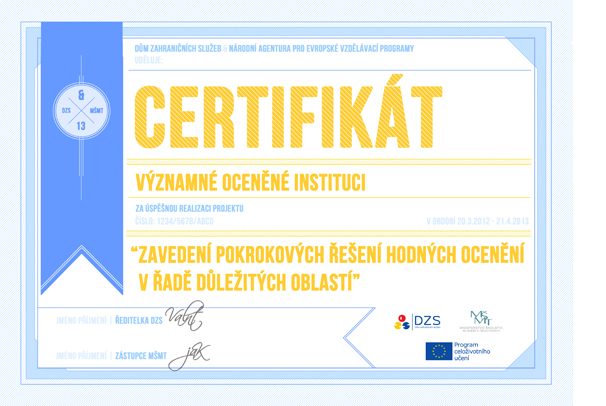 Navrh certifikatu