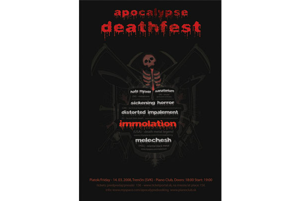 Séria koncertných plagátov