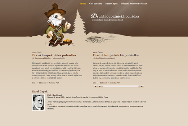 Webdesign - Druhá loupežnická pohádka