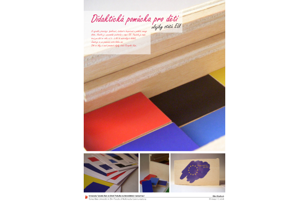 Didaktická hračka pro děti-vlajky států EU