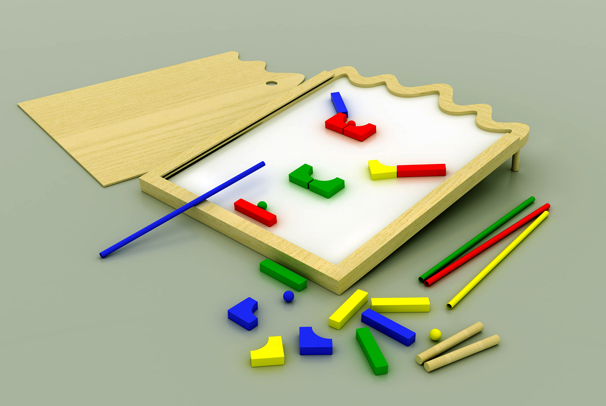 Magnetická dýchacia hra pre deti