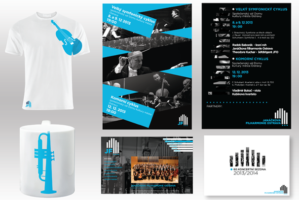 Janáčkova Filharmonie Ostrava - vizuální styl