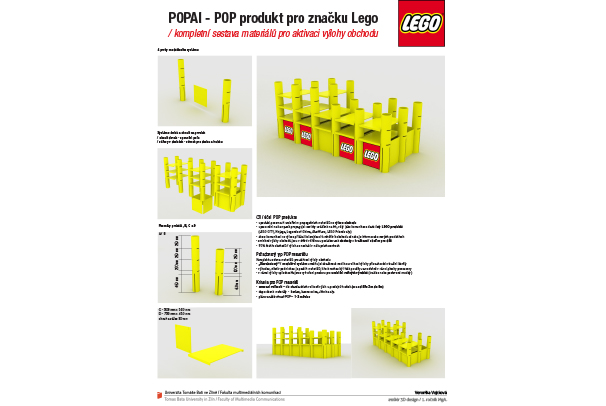 POPAI - kompletní sestava materiálů pro aktivaci výloh od značky Lego