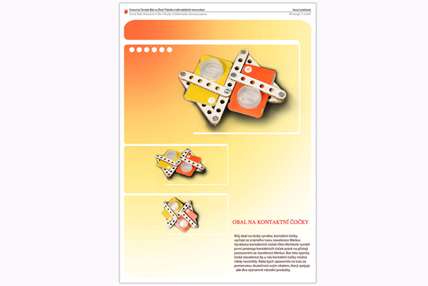 Mladý obal 2010- obal na kontaktní čočky