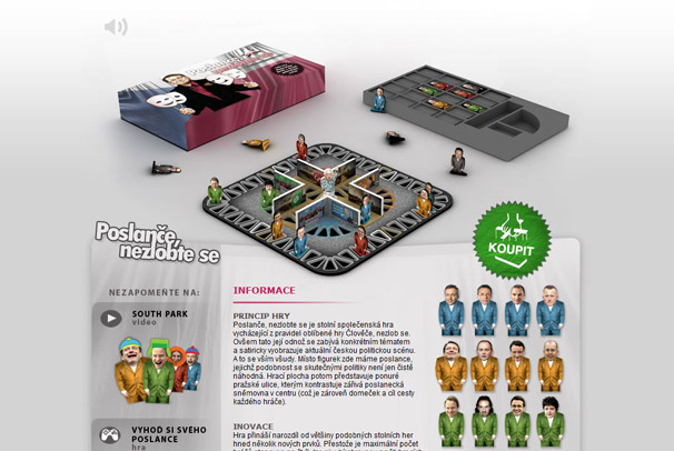 microsite Poslanče, nezlobte se