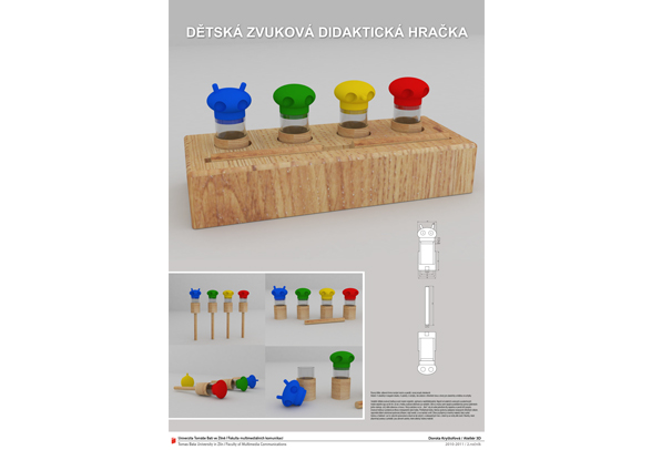 Dětská zvuková didaktická hračka